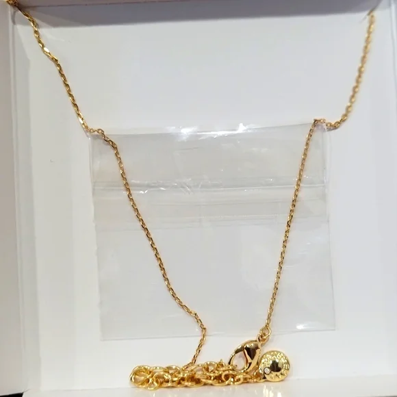 Disney x Baublebar Mickey Mouse Cubic 18K Gold Plated Sterling Silver Necklace - Picture 3 of 5